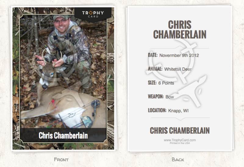 Realtree Trading Cards by Trophy Card