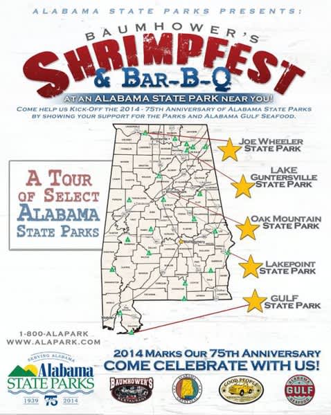 ShrimpFest at Oak Mountain State Park on November 22 First Event in Six-Part Series