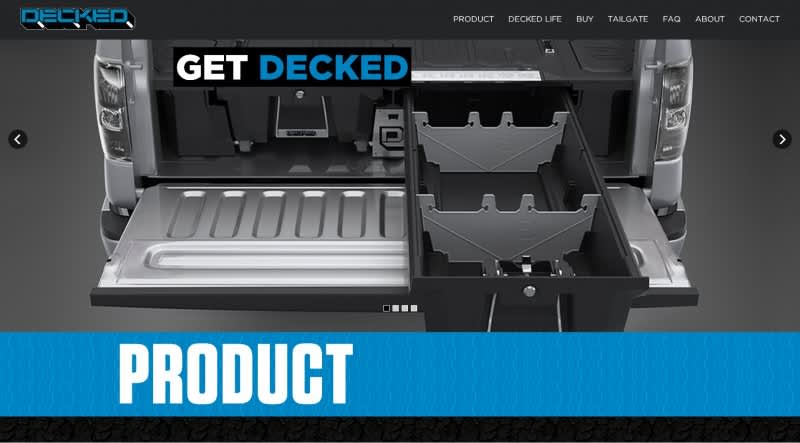 Decked Launches Official Company Website to Showcase New Truck Bed Storage System