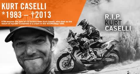 KTM Mourns the Loss of Rider Kurt Caselli