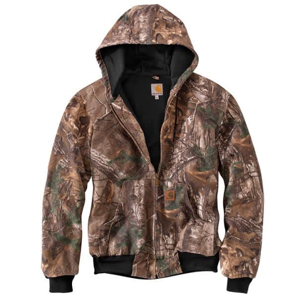New Realtree Xtra Quilted Flannel-Lined Active Jac by Carhartt