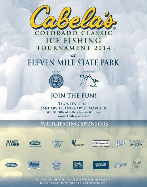 Cabela’s Sponsors Ice Fishing Tournament at Eleven Mile