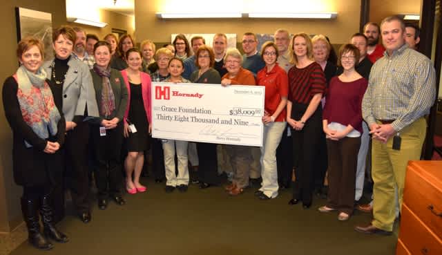 Hornady Assists Cancer Patients by Donating over $38,000 to GRACE Foundation