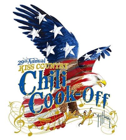 Sales of Guy Harvey-designed 2014 Kiss Country Chili Cook-off T-Shirts to Benefit Forgotten Soldiers Outreach