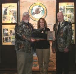 Lisa Jackson Receives 2013 Outstanding Conservationist of the Year Award from Michigan State Chapter of National Wild Turkey Federation