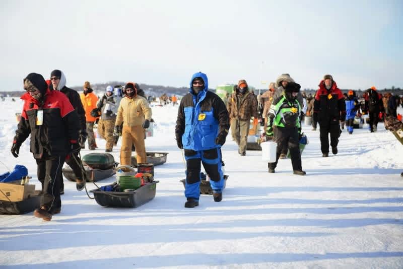 Thousands Brave Frigid Weather to Attend World’s Largest Ice Fishing Tournament