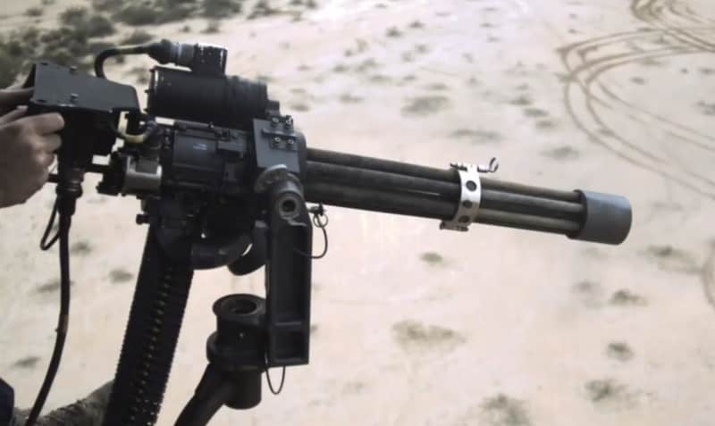 Video: Helicopter-mounted Minigun Versus Car in Slow Motion