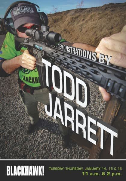 BLACKHAWK! to Host Professional Shooter Todd Jarrett at the 2014 SHOT Show