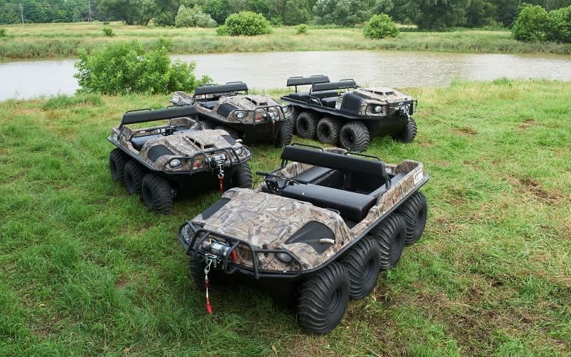 Argo Amphibious Vehicles Offered in Mossy Oak Camo