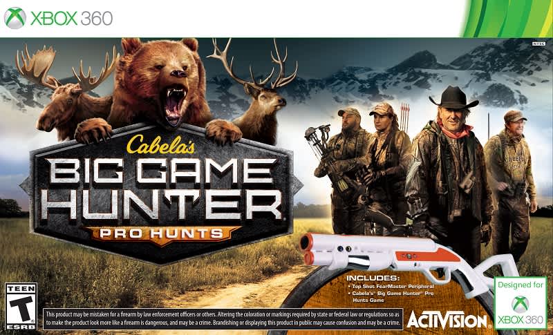 Activision Announces Cabela’s Big Game Hunter: Pro Hunts for 360, PS3, Wii U, and PC