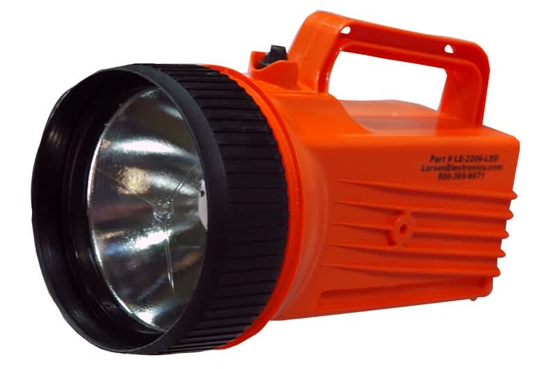 NEW Explosion Proof and Waterproof LED Flashlight Released by Larson Electronics