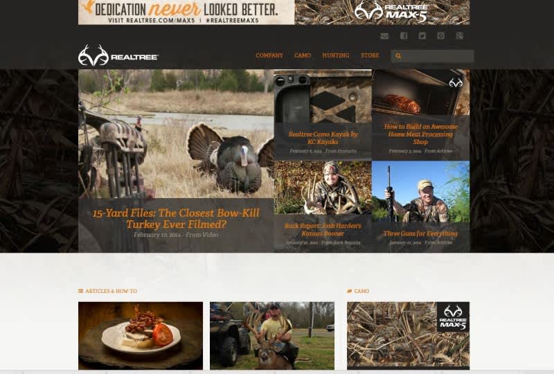 Realtree Introduces New Responsive Website