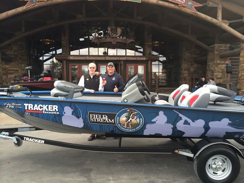 Field and Stream Total Outdoorsman Challenge Winner Receives New Tracker Pro Team Boat with Mercury Motor