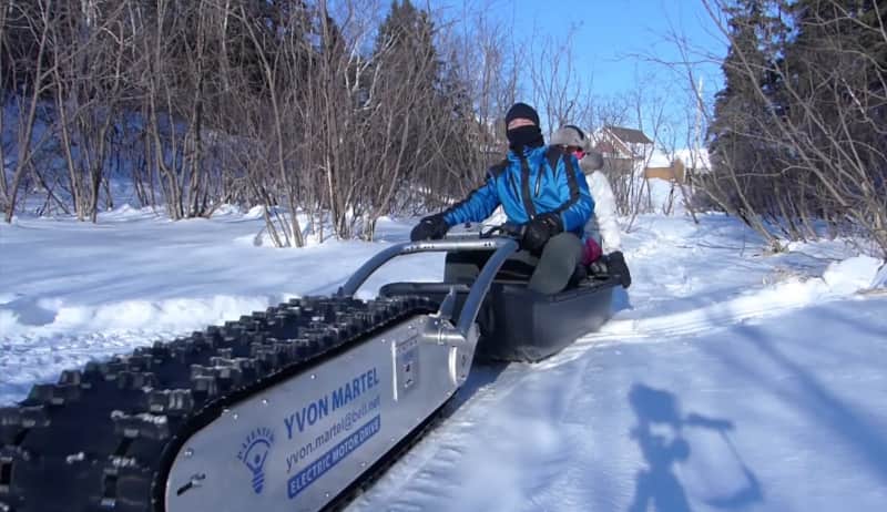 Video: Quebec Inventor Creates Personal Tracked Vehicle