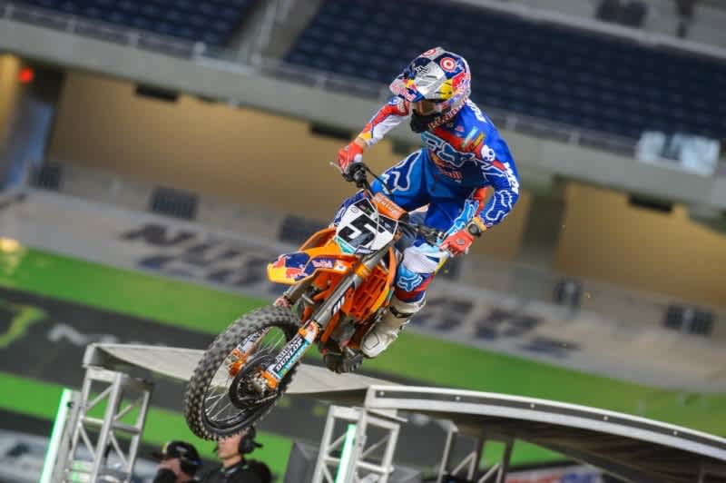 Dungey Podiums at SX Detroit, 2nd in Points after Rd. 11