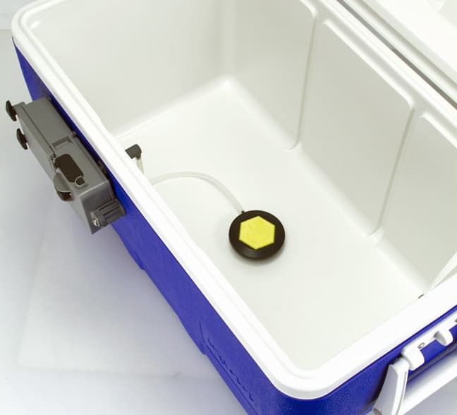Be Your Own Bait Landlord with Frabill’s New 1437 Aqua-Life Cooler Conversion Kit