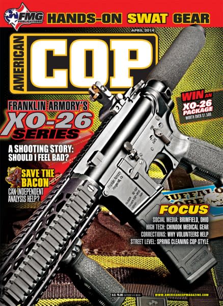 XO-26 Compact Firepower for Cops Featured in April Issue of American COP Magazine