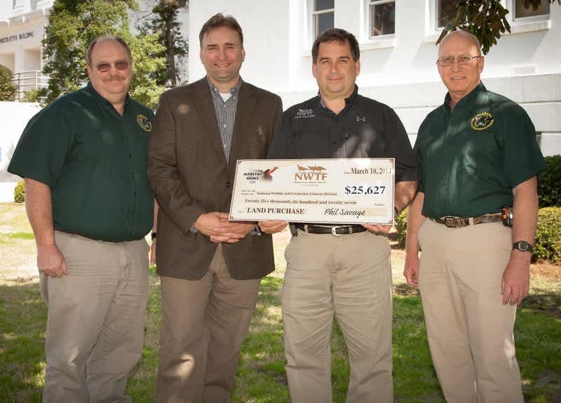 NWTF Donation to Alabama’s Conservation Department Supports Wildlife Management