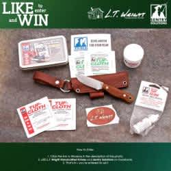 Enter to Win Knife and Knife Care Supplies from Sentry Solutions and L.T. Wright Knives