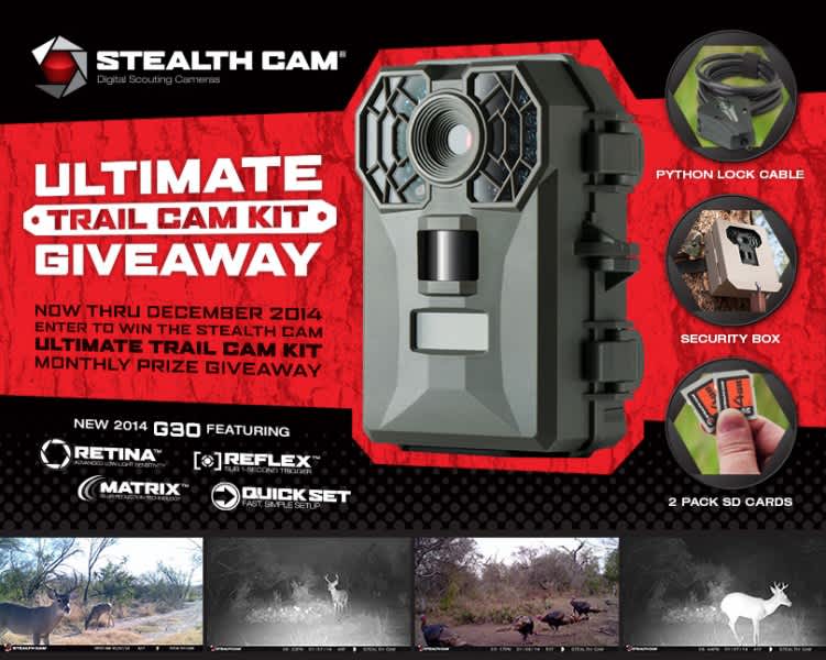 The Stealth Cam Facebook Page Announces the Ultimate Trail Cam Kit Giveaway
