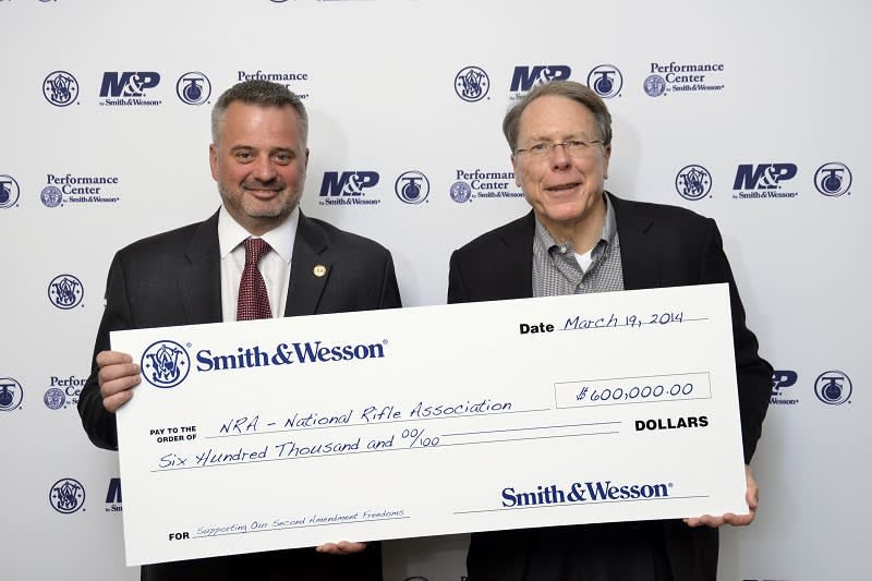 National Rifle Association Executive Vice President and CEO Wayne LaPierre Visits Smith & Wesson Headquarters