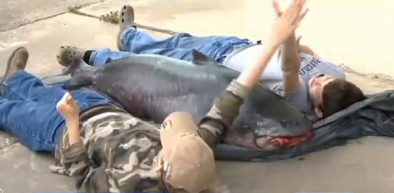 Twelve-year-old Catches Louisiana State Record Catfish