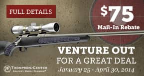 Thompson/Center Arms Offers Consumer Rebate for T/C Venture Rifles