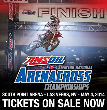2014 AMSOIL AMA Amateur National Arenacross Championships Set to Crown National Champions in Las Vegas