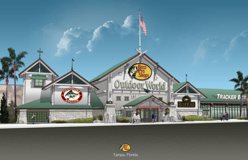 Bass Pro Shops Announces New Features of Mega Outdoor Store in Tampa/Hillsborough County, Fla.