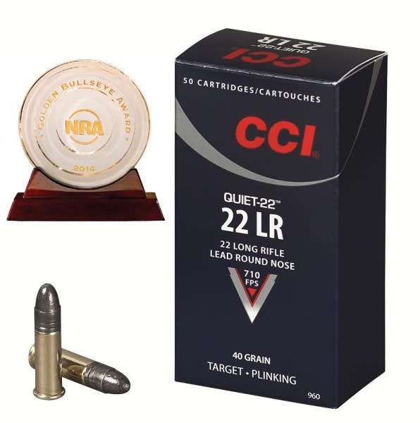 American Hunter Bestows CCI Quiet-22 with NRA Golden Bullseye Award for Ammunition of the Year