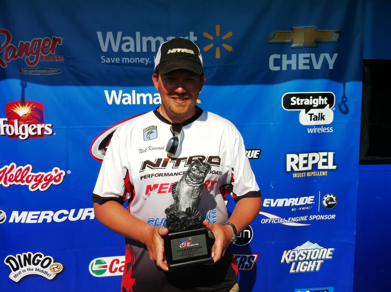 Kincaid Wins Walmart Bass Fishing League Okie Division Event on Fort Gibson Lake