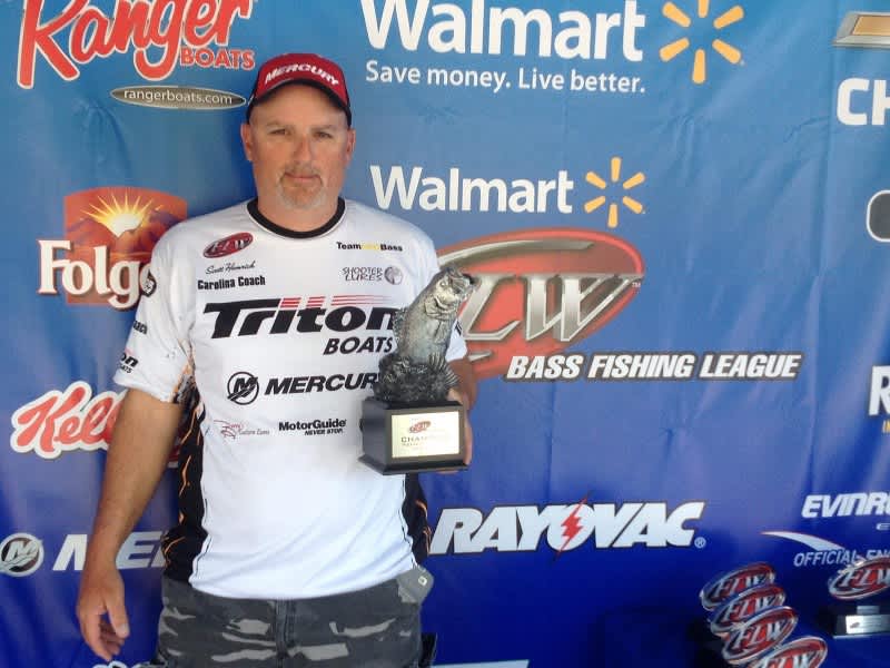 Hamrick Wins Walmart Bass Fishing League Piedmont Division Event on Kerr Lake