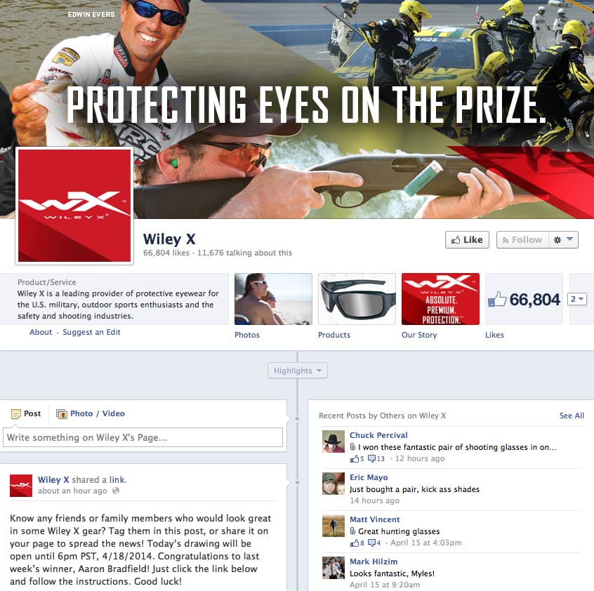 Wiley X Focuses on Customer Interaction with Active Social Media Outreach Program