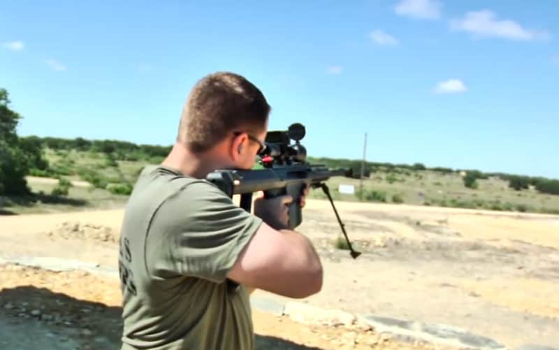 Video: 1,000-yard Off-hand Shot with .50 BMG Barrett M107