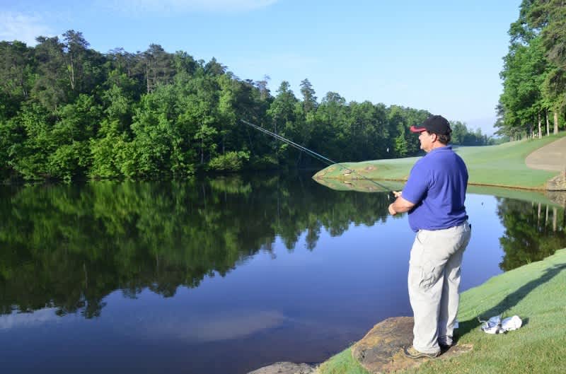 Fishing for Golf Course Bluegills