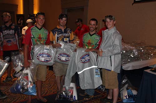 College Anglers Rewarded by Sponsors at BoatUS Collegiate Bass Fishing Championship