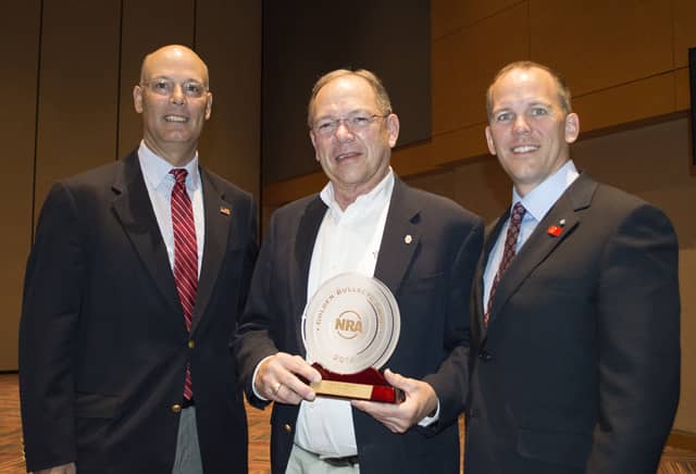 Frank Brownell Receives Golden Bullseye Pioneer Award from NRA Publications
