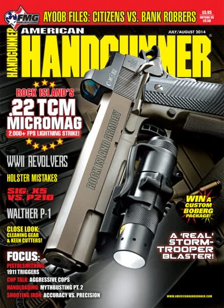 Rock Island Armory’s .22 TCM Micromag Delivers 2,000 FPS in American Handgunner July/Aug. Issue