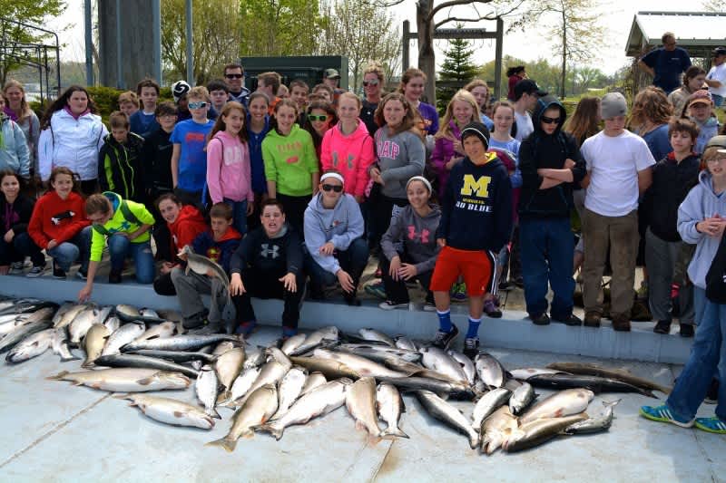 Salmon in the Classroom Program Helps Keep Michigan Fishing Strong