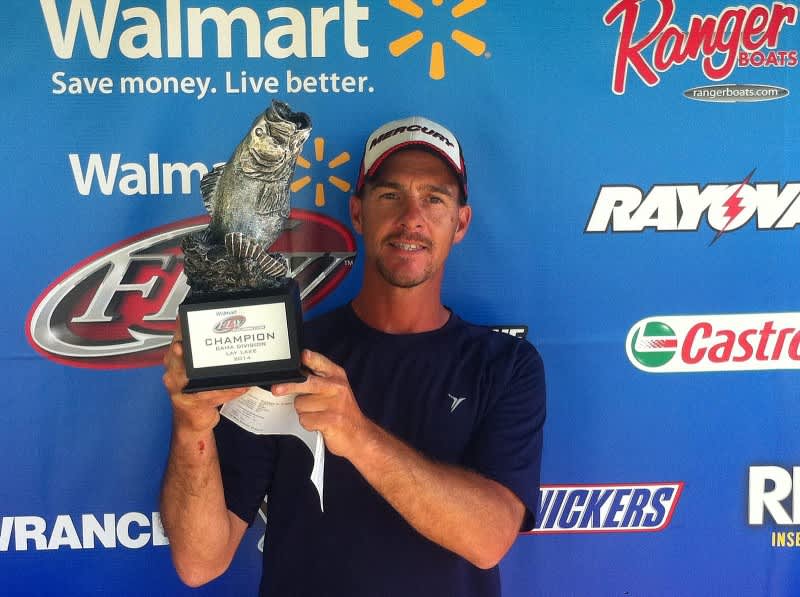 Wyman Wins Walmart Bass Fishing League Bama Division Event on Lay Lake