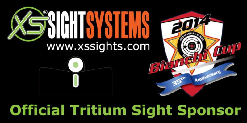 XS Sight Systems Sponsoring 2014 MidwayUSA & NRA Bianchi Cup