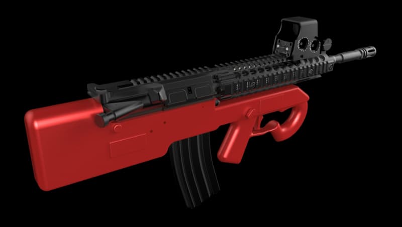 Designs for 3D-printable AR-15 Bullpup Lower Released