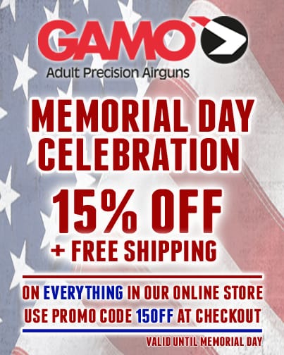 Gamo Outdoor USA Announces It’s Annual Memorial Day Promotion