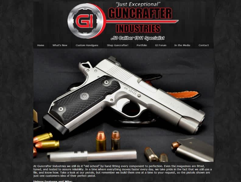 Guncrafter Industries Launches New Website, Web-Store