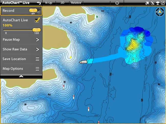 Humminbird’s Exclusive AutoChart LIVE Instantly Creates Precision Contour Maps