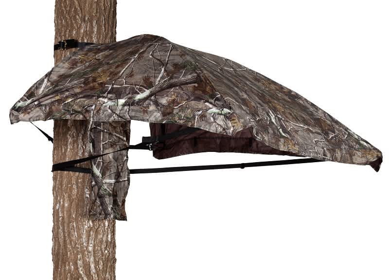 Not Even Mother Nature Can Stop You Now with Summit Treestand’s Tree and Roof Kit