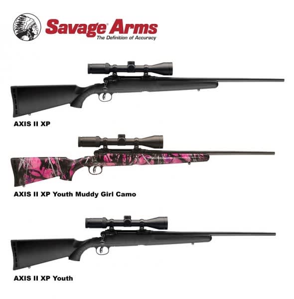 Savage Arms Offers Field-ready AXIS II XP Scoped-Rifle Packages which Feature the Legendary Adjustable AccuTrigger