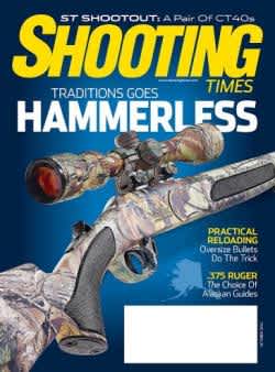 Traditions Vortek Strikerfire on Cover of Shooting Times Magazine