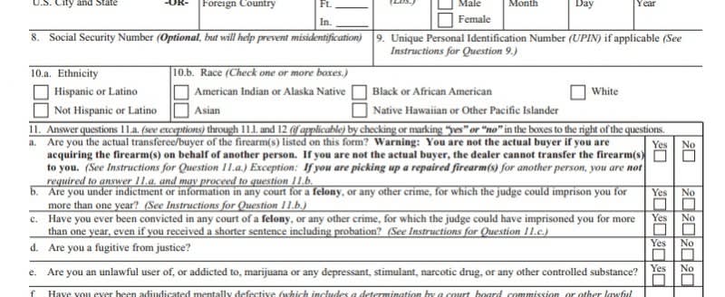 Lawmakers Introduce Bill to Remove Race, Ethnicity Disclosure on ATF Forms