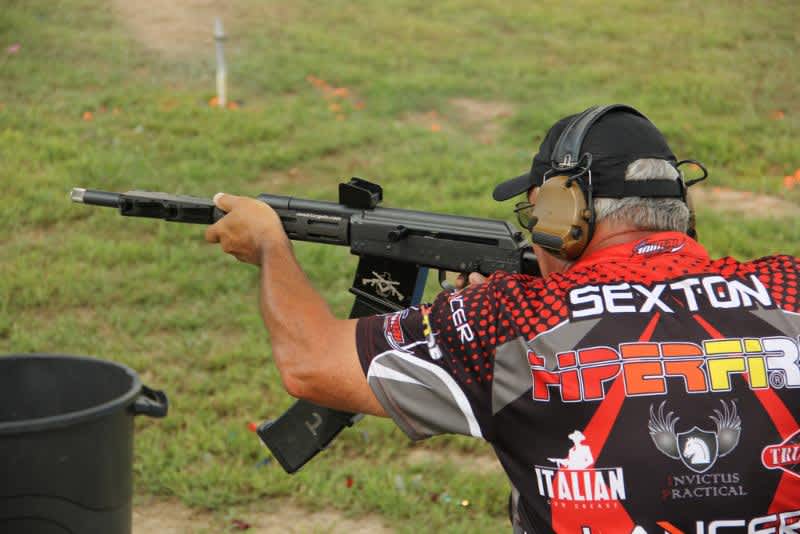 Italian Gun Grease Sponsored Shooter, Mike Sexton, Takes Top Spot in Open Division at Bushmaster Tarheel 3-Gun Monthly Match